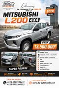 13.500.000F MITSUBISHI L200 4X4 DE 2021